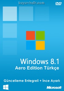 Windows 8.1 Pro Aero Edition Türkçe Ağustos Güncel