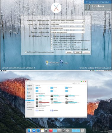 El Capitan Transformation - UX Pack 3.1