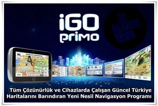 iGO Primo 2017 v2.4 Türkçe Full indir