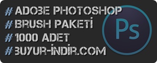 Adobe Photoshop 1000 Adet Dev Brush (Fırça) Paketi