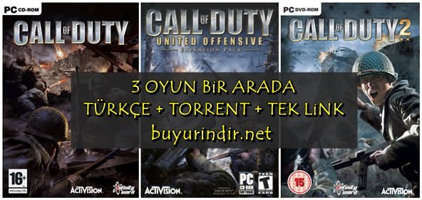 Call of Duty 1 + United Offensive + Call of Duty 2 [Türkçe]