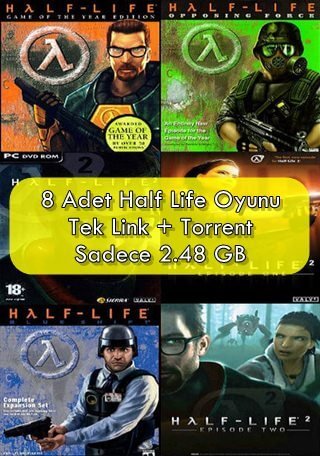 Half Life Complete Bundle Pack (8 Adet Oyun)